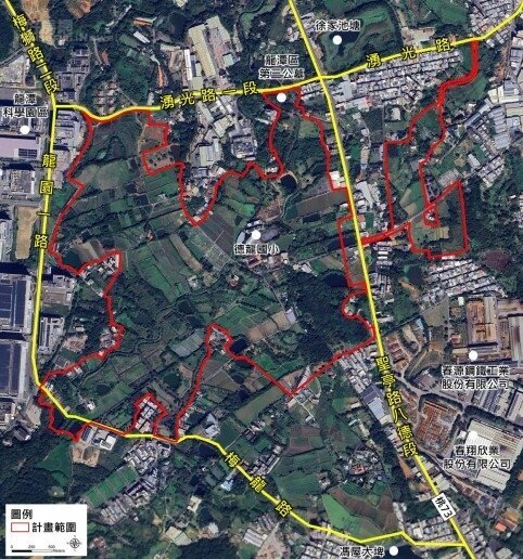 龍潭科學園區擴建計畫內容。圖／新竹科學園區
