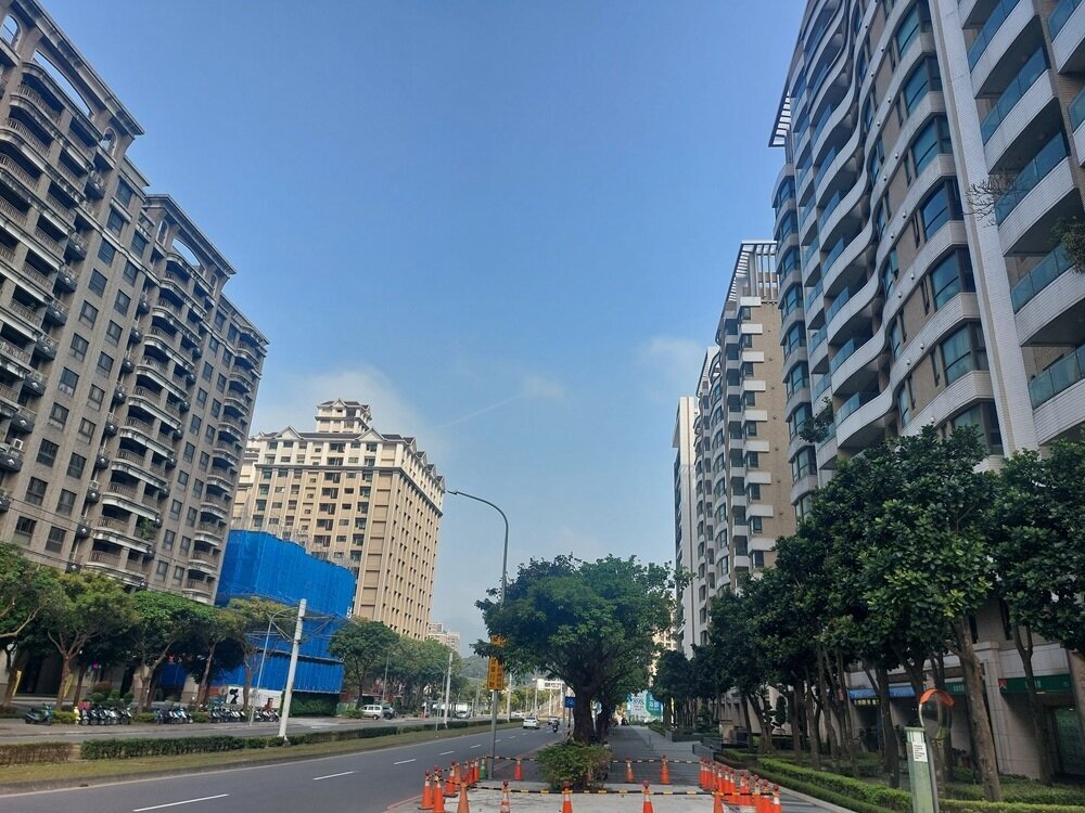 8月成交量減少最多為淡水區，照片為淡海新市鎮一帶。圖／新北市政府提供

