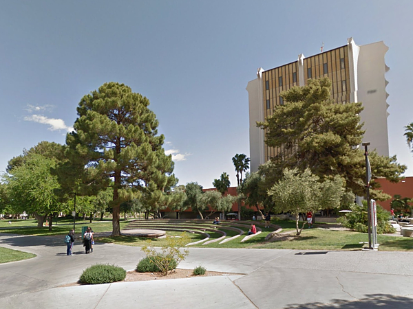 柯林頓、川普今賭城最後一辯。(翻攝自Google Map)