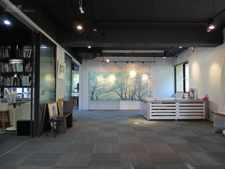 6.位在陽明山的「目遇畫室」,恬靜寬敞。