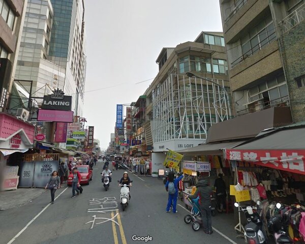嘉義市的道路全台最平。（翻攝自google map）