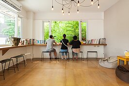 光之乳酪用餐區一景。