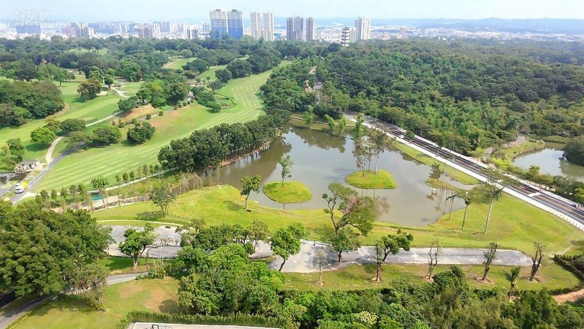 高雄果嶺自然公園滯洪池設施整建工程。圖/高雄市政府提供