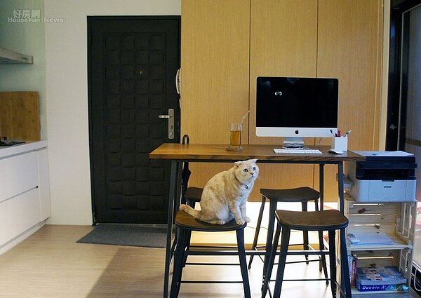 5-6.雖然20坪空間不大，但像是玄關、客廳、走廊、臥室…都有超大收納櫃。
