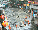 三峽老街又刨？　這次鋪回石板了