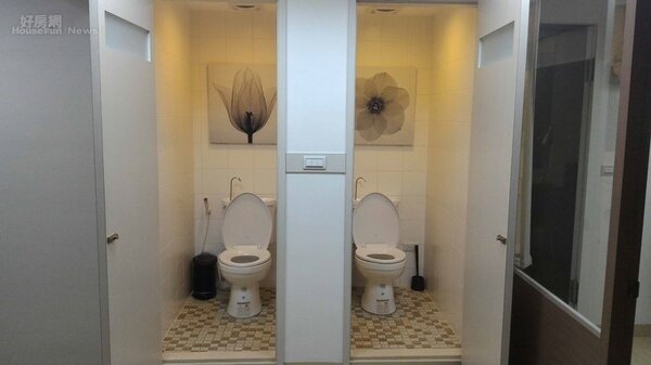 8別具特色的2間廁所，也是藝術作品。
