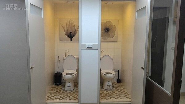 8別具特色的2間廁所,也是藝術作品。