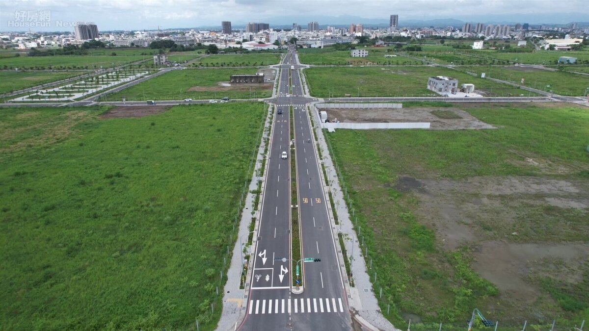南科特定區開發區塊F、G區段徵收。圖／台南市地政局提供