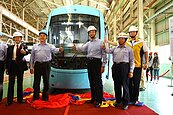 淡海輕軌列車　行武者號亮相