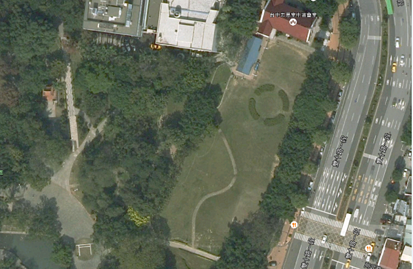 台中市東區練武段此次共釋出3筆大面積地上權案,仍乏人問津(圖/截取自Google map)