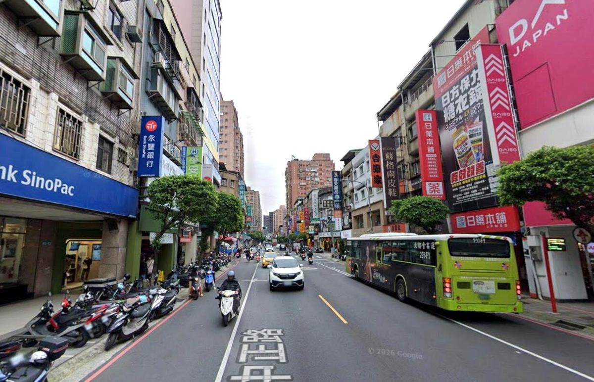 永和中正路街景圖。圖/取自google 地圖