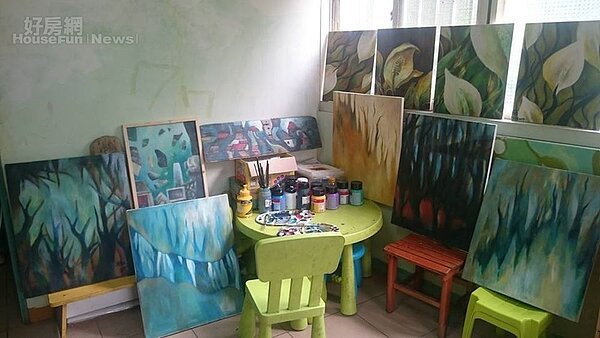 3. 劉梅玉的沉思作畫處。