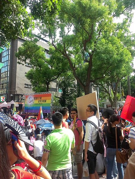 16號台大將進行同婚政策辯論。(好房網News記者賈蓉/攝影)