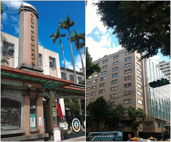 4鄰近中山國小校區。
5林森北路上高樓大廈林立,商業氣息濃厚。