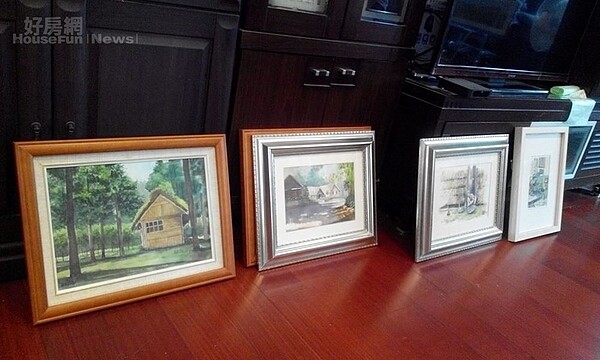 5. 家中隨處可見吳淑丸的畫作,宛如藝廊。