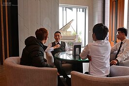 舒適的空間讓客人可以輕鬆的聊天或談公事