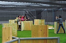 時下生存遊戲正夯，符合國家安全的漆彈場，讓民眾可以在此快樂的射擊