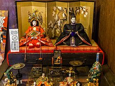 女兒節人形裝飾。