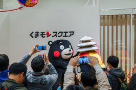 來到熊本，當然不能錯過熊本熊部長的演出，只要抓對時間並及早入場，就可與熊本部長同樂。