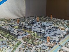 由復原的模型可看出熊本城最為壯大時期的範圍有多大。