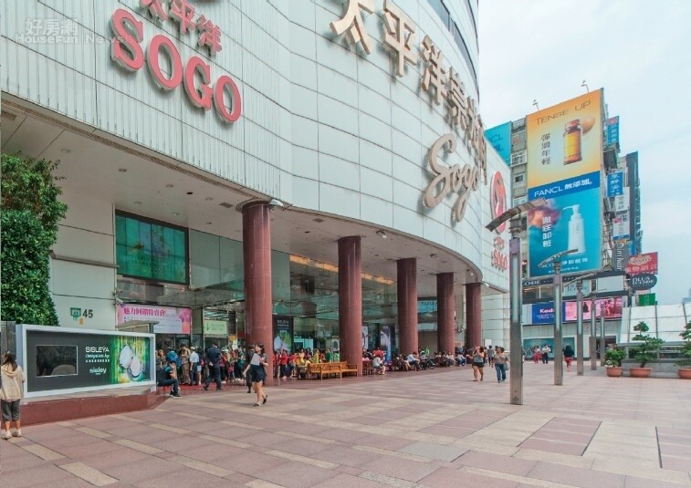 台北市　大安區／SOGO百貨商圈　店面鍍金　都更助市