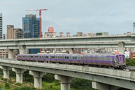 試運轉中的列車都是五輛編組，未來正式營運是否會加掛車廂就不得而知。（好房網News記者張聖奕／攝影）