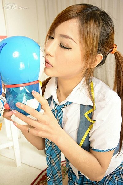 7.Manie自曝是哆啦A夢迷,凡有關的展覽活動她都不會錯過。