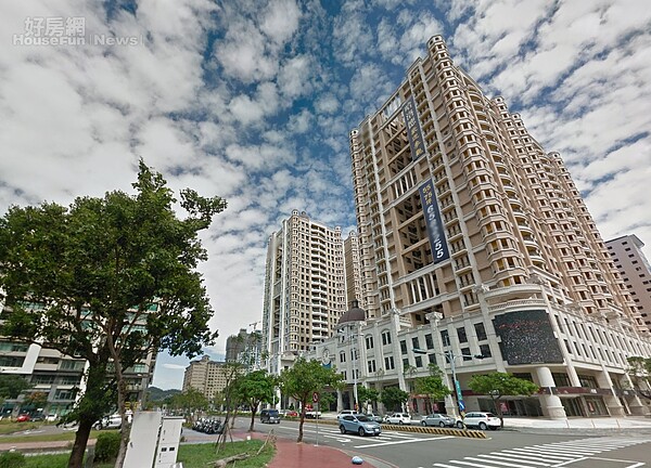 新竹竹北高鐵特區房市情境圖。(翻攝自Google Map)