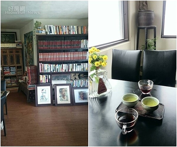 3. 書店藏書豐沃,多達3、4千冊。
4. 敞亮宜人的一樓咖啡空間。