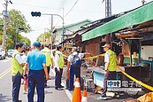 共和市場燒毀12店　涂醒哲慰問