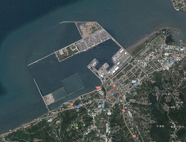 台北港衛星圖(圖/翻攝自google map)