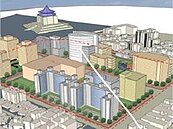 華光社區居民靜坐　抗議再度履勘