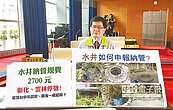 中市議員籲：水井納管應分類處理
