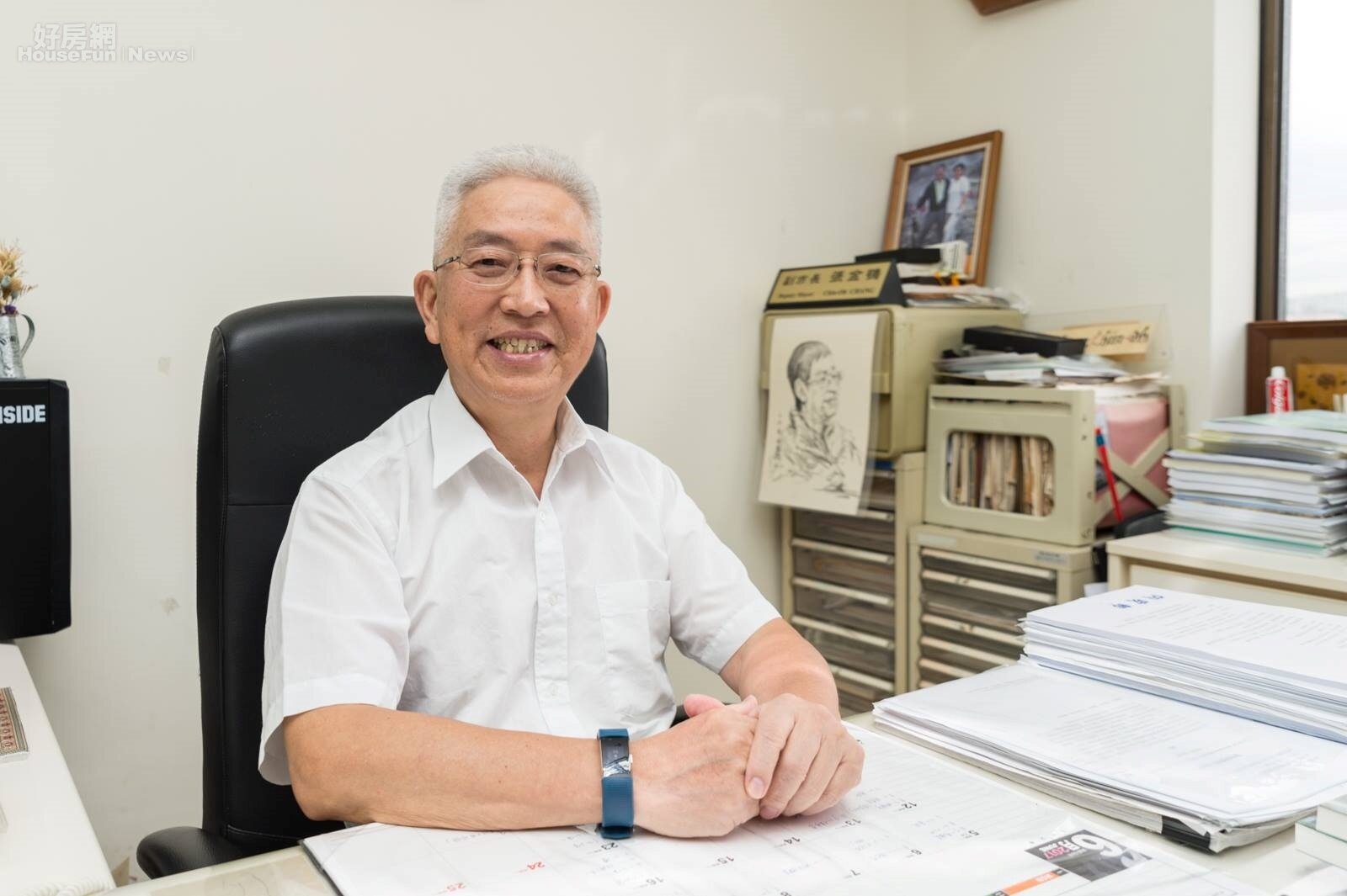 政治大學地政系特聘教授張金鶚。(好房網News記者張聖奕攝)