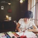 插畫家林琍瑩巧手布置　打造日雜風唯美畫室