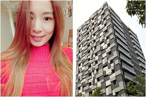 7.Hebe歌藝精湛,投資房地產也一把罩。(翻攝自Hebe粉絲頁)
8.立體特殊外牆是「忠泰玉光」一大特色。