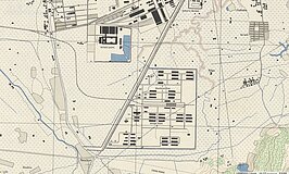 另外一張地圖甚至可以看到北邊負責蒸氣機關車維修保養的「台北機廠」。