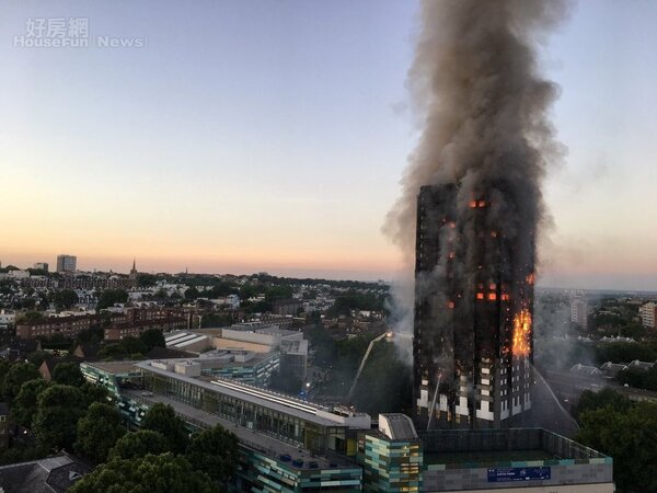 倫敦格倫費爾大樓起火，造成79人罹難。（維基／Natalie Oxford）