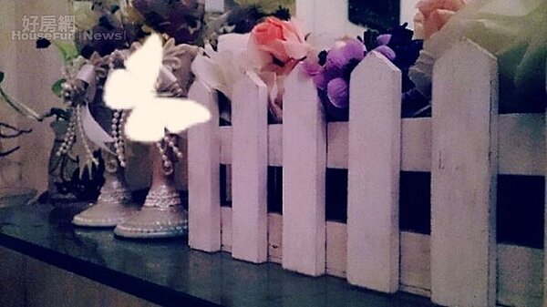 5.即使角落,也會用裝飾品點綴。