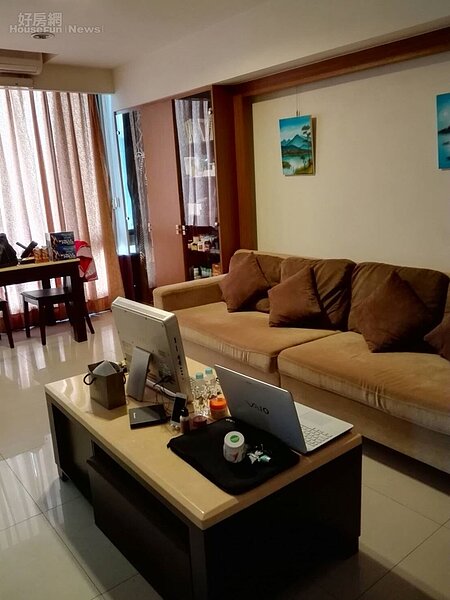 3-4.林口的新家室內空間足足有30坪，客廳也相當寬敞。
