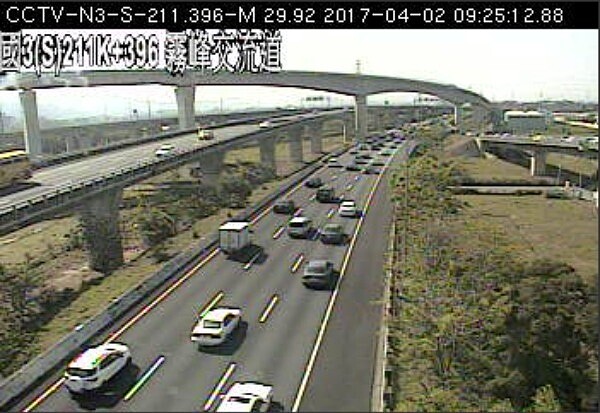 國道3號南下霧峰段(圖/翻攝自高公局)