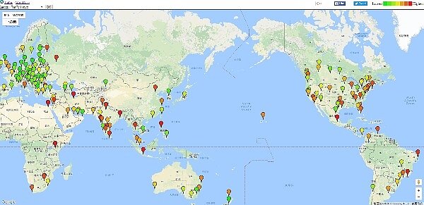各國交通支出水準(圖/翻攝自numbeo)
