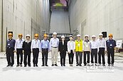 蔡總統視察曾文水庫防淤隧道