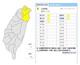 對流旺盛　5縣市發布大雨特報