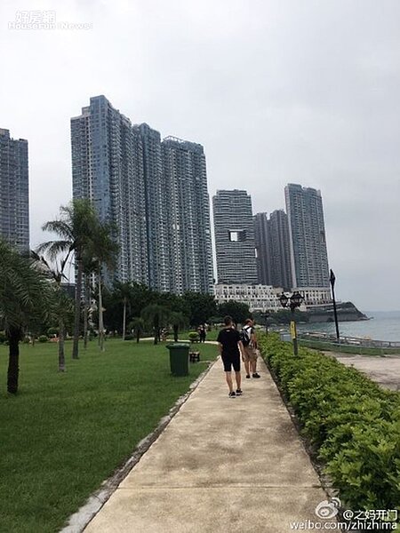 7.有完善綜合設施,讓貝沙灣住戶不用出門也能享受悠閒生活。(翻攝自之媽開門微博)