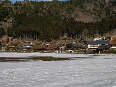 美山かやぶきの里全景