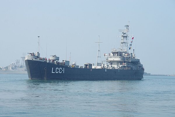 中字號登陸艦。 記者程嘉文/攝影