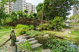 客家文化園區一景。