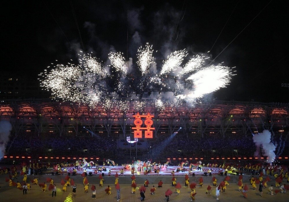 桃園市府緊接著要爭取2020世中運主辦權,圖為世大運。 (柯文哲臉書)