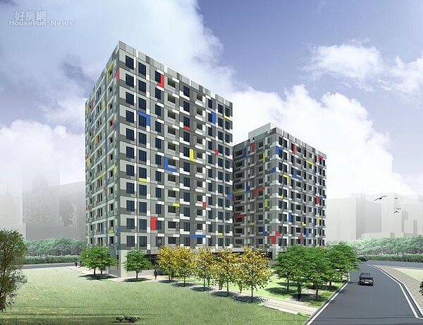 新北三峽青年社會住宅。（新北市城鄉發展局提供）